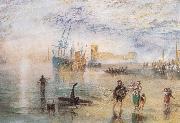 J.M.W. Turner Flint Castle,North Wales oil on canvas